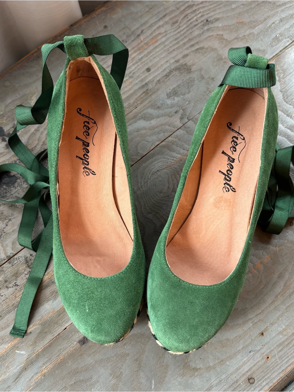 Free People Charade Espadrille Wedges | size 37 - Picture 2 of 9